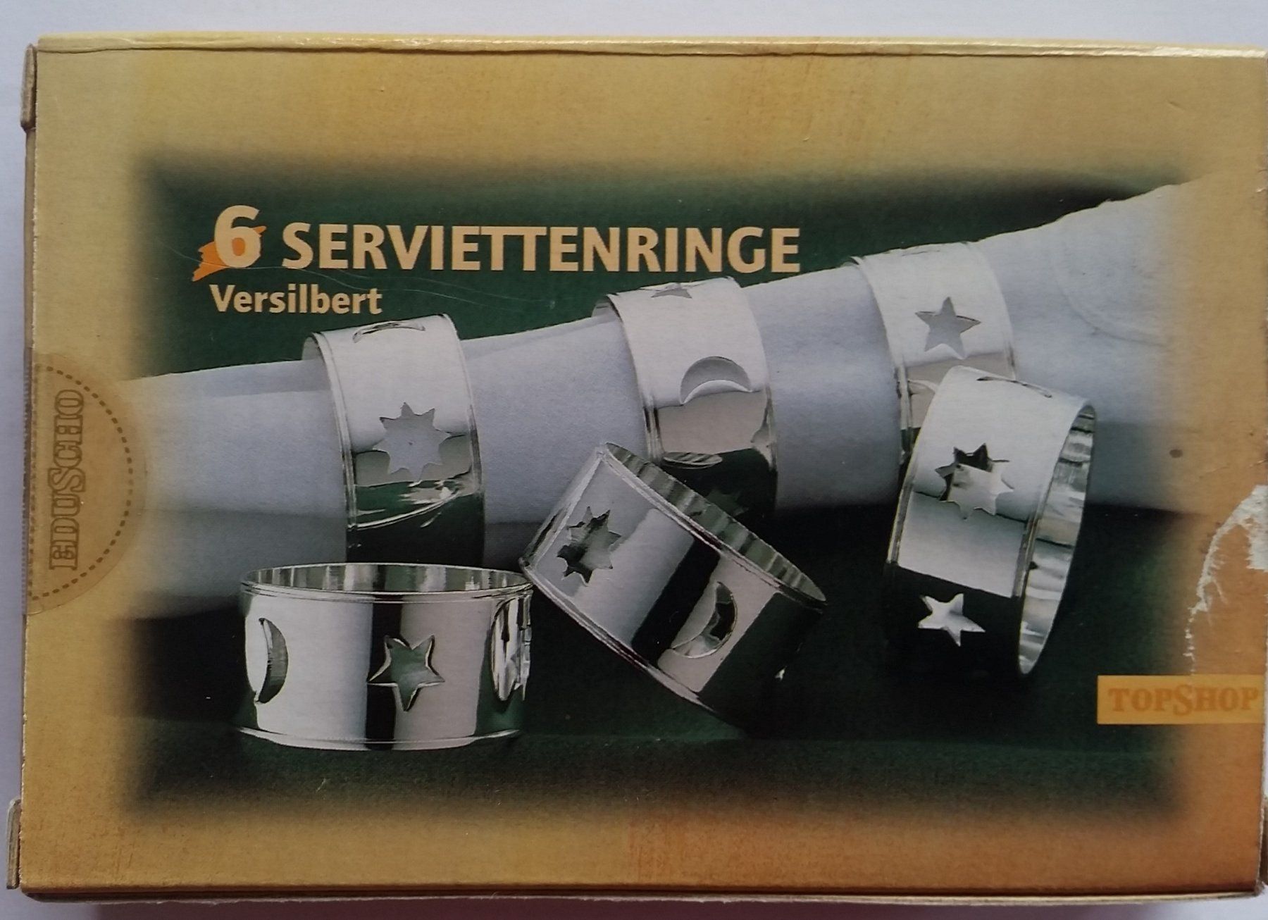 Altro in Decorazioni & Accessori: 6 versilberte Serviettenringe – Nuovo e nell'imballaggio originale da Herrliberg venduto da AlexandraBopp