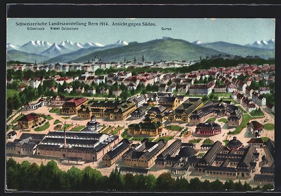 Cartoline postali: Bern, Schweizerische Landesausstellung 1 – Usato da Berlin venduto da bartko-reher