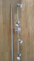 Deckenlampe 4-flammig Edelstahl mit LED