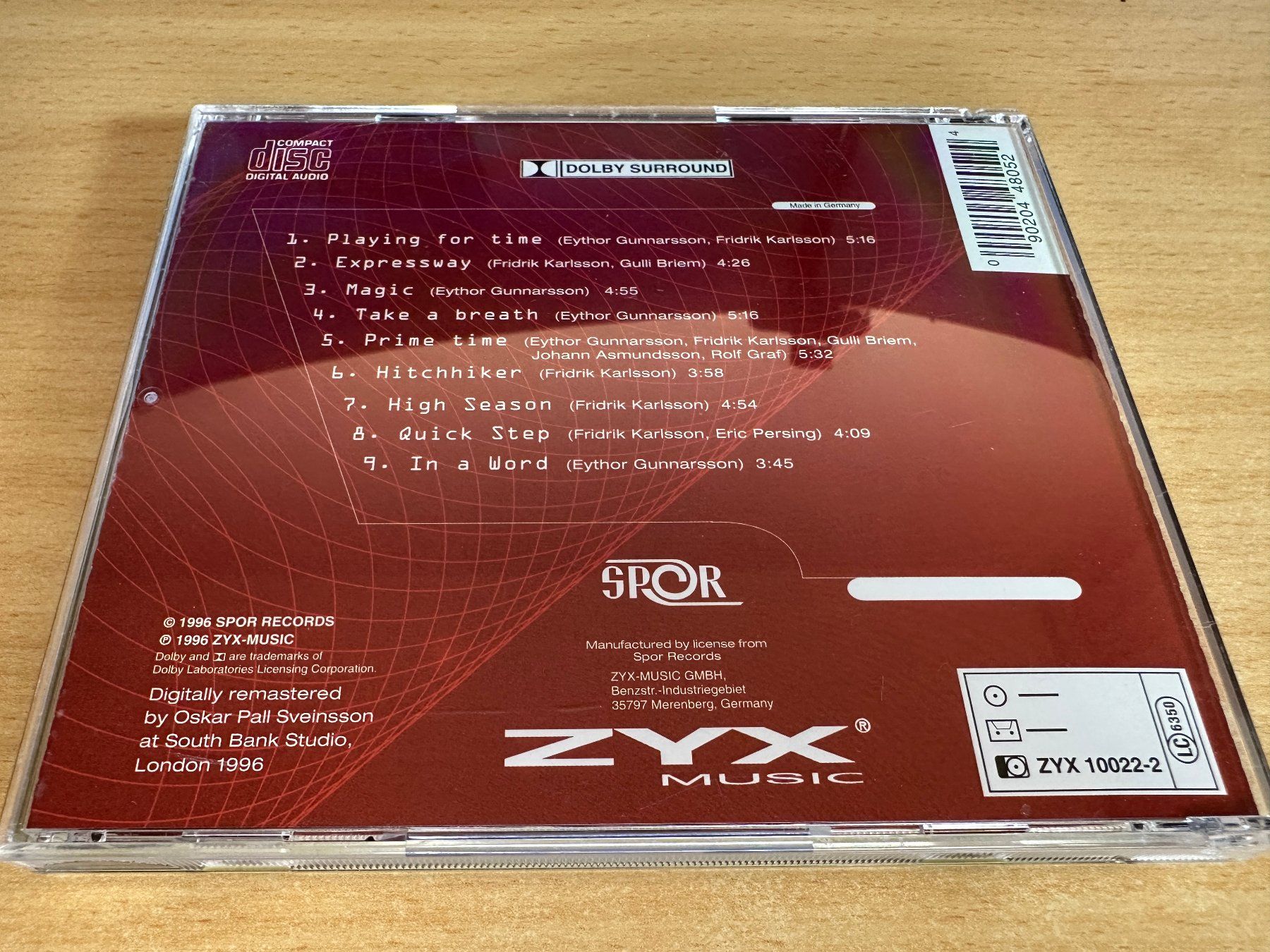 CD: Mezzoforte – Playing For Time – Usato da Rikon im Tösstal venduto da Alpenmutz 1