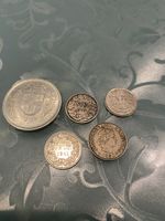 Silver munzen 4 Stuck 1 10 Rap 1950