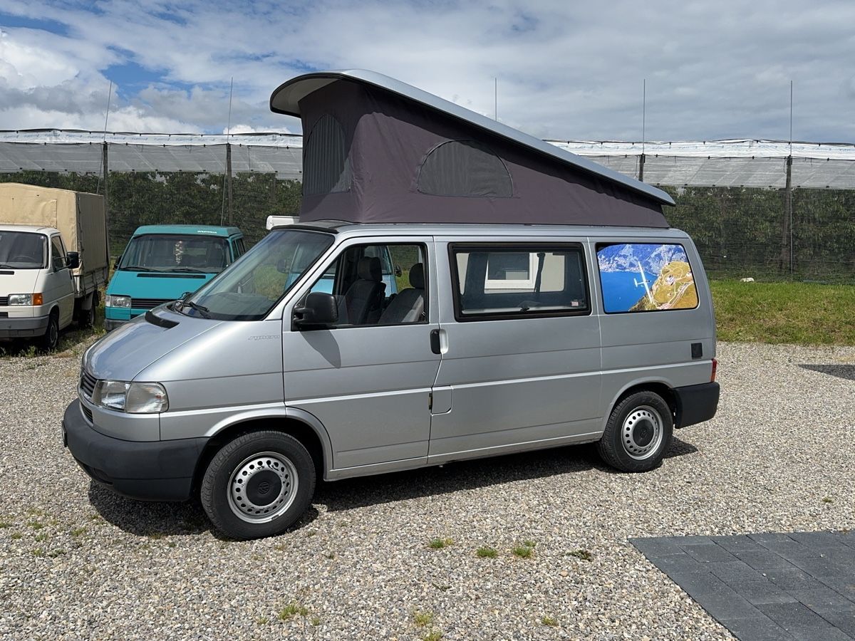 VW Véhicules de camping: VW T4 Syncro Benzin Klima MfK – D'occasion à Täuffelen par auto-neff 1