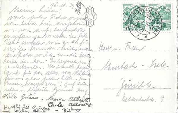 Ansichtskarten: Mendrisio con Salorino e Somazzo – Gebraucht aus Olten von clotaldi 1