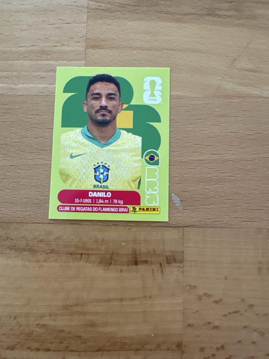 Panini Carte collezionabili: Panini WM 2026 Sticker Danilo BRA Nr. 7 – Nuovo (secondo la descrizione) da Niederrohrdorf venduto da 92Fischli