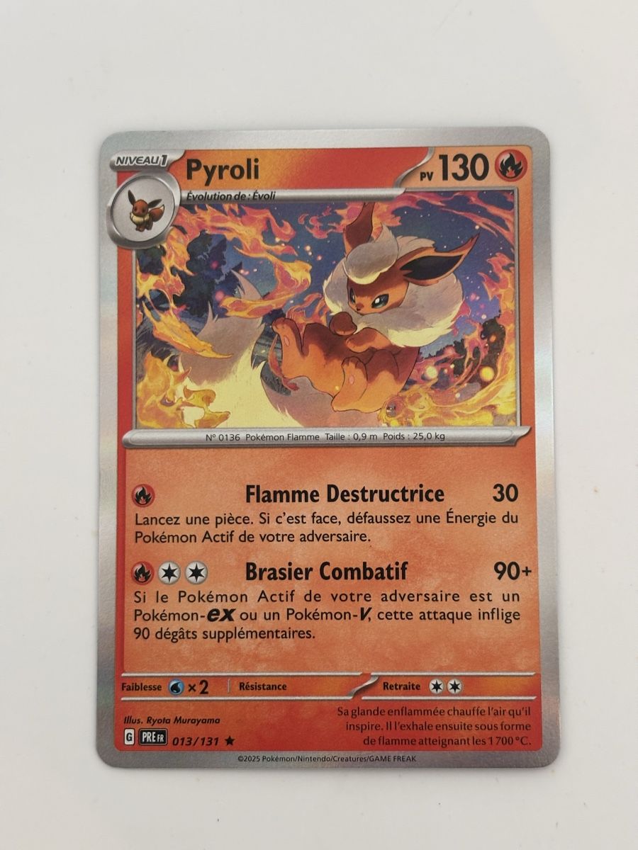 Pokémon Carte collezionabili: Carte Pokémon PYROLI REVERSE pré 013 fr – Nuovo (secondo la descrizione) da lausanne venduto da helderj