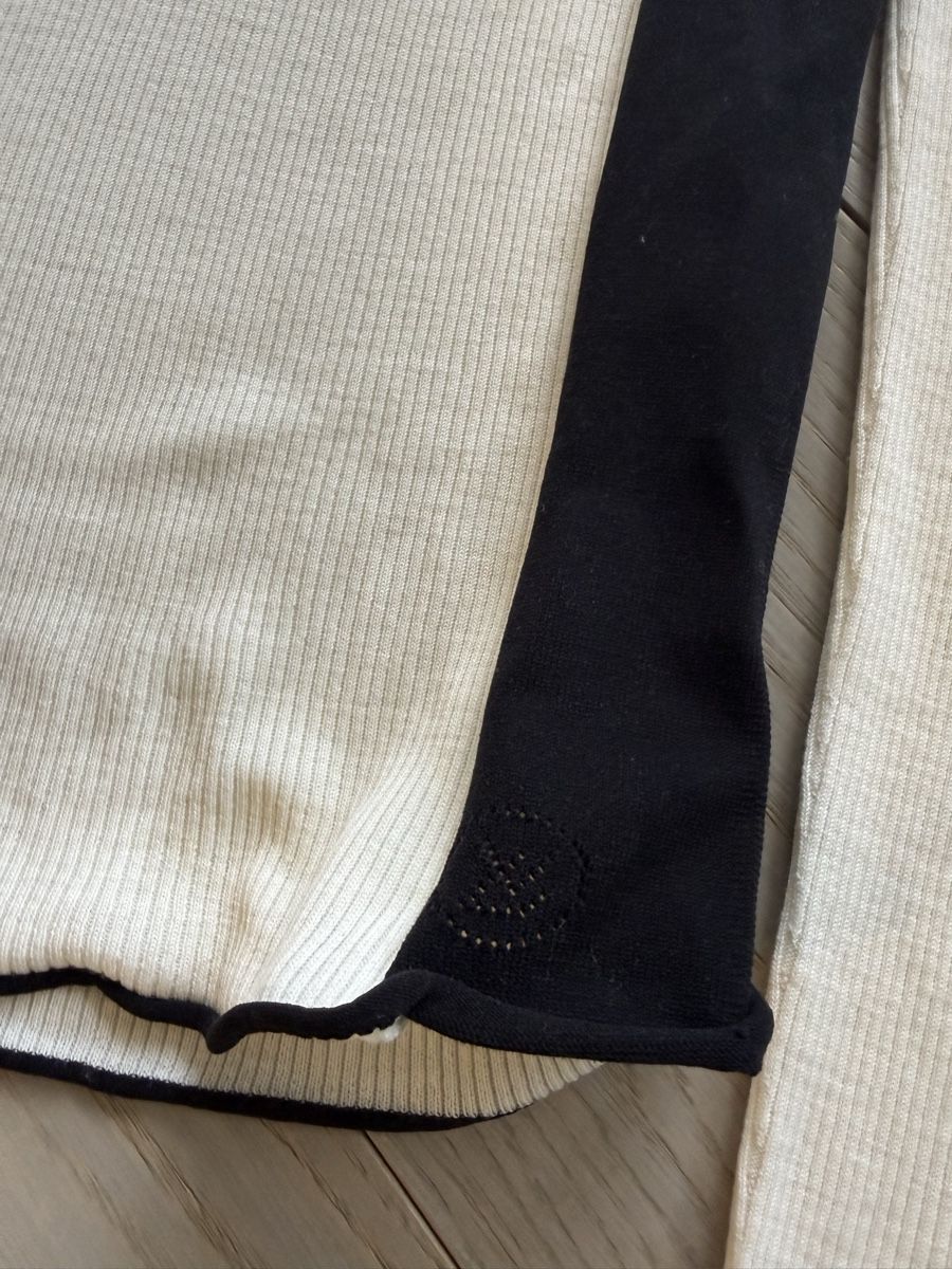 Louis Vuitton Pullover & Sweatshirts: Pull col roulé Louis Vuitton crème noir taille M – Neu (gemäss Beschreibung) aus Genève von iry_67wr 2