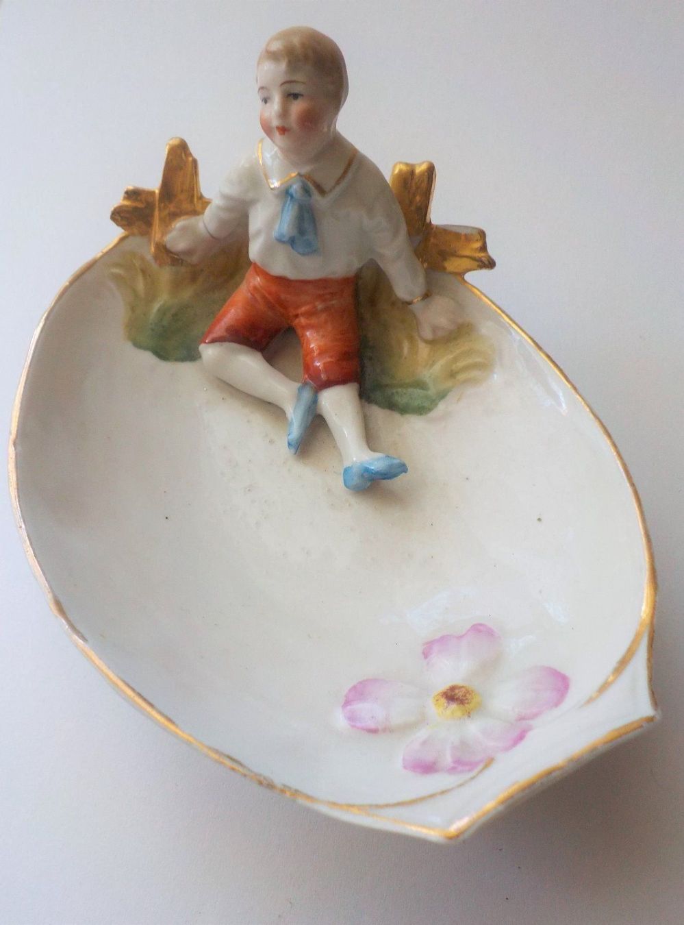 Statuette: Porzellanfigur Schale antik – Usato da Mörschwil venduto da antiksalon 4
