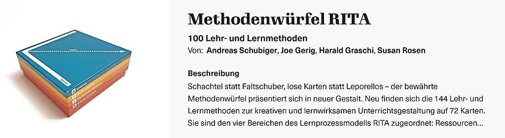 Libri: Lehren und Lernen - inkl. RITA Methodenwürfel – Usato da Seuzach venduto da Ori7 1