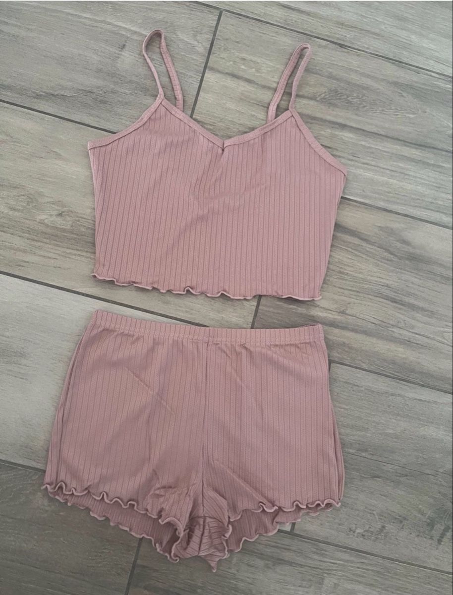 Negligees & Pigiami: TOP UND SHORTS UNGETRAGEN GRÖSSE S – Nuovo e nell'imballaggio originale da Dübendorf venduto da ali_g7p8
