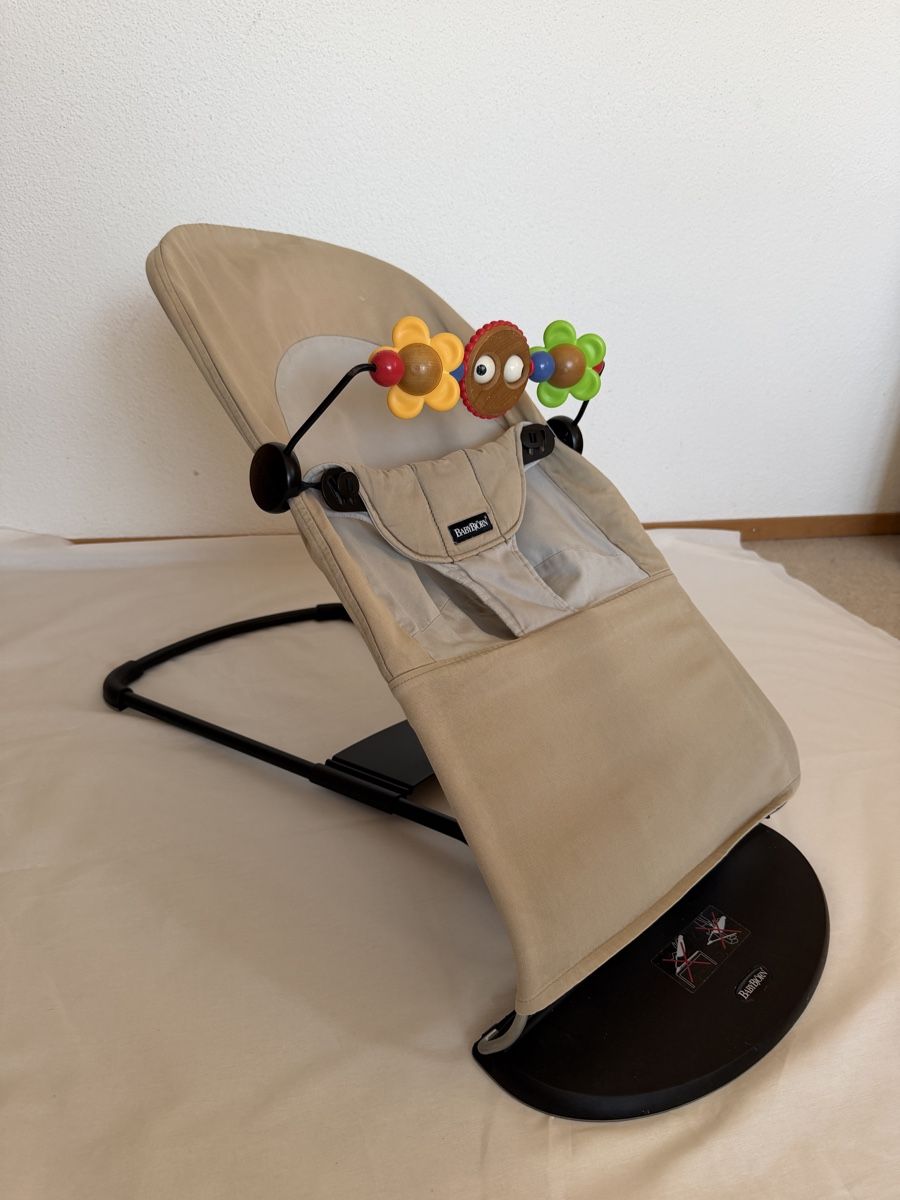 Fisher-Price Sdraiette & Sdraiette a dondolo: Babybjörn Wippe beige – Usato da Hettlingen venduto da SaMiViJu