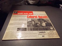Schallplatte Cabaret Rotstift, gseit isch xeit