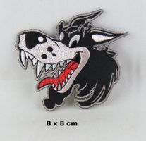 LUPO - Aufnäher - Aufbügler - Stickerei - 8x8cm