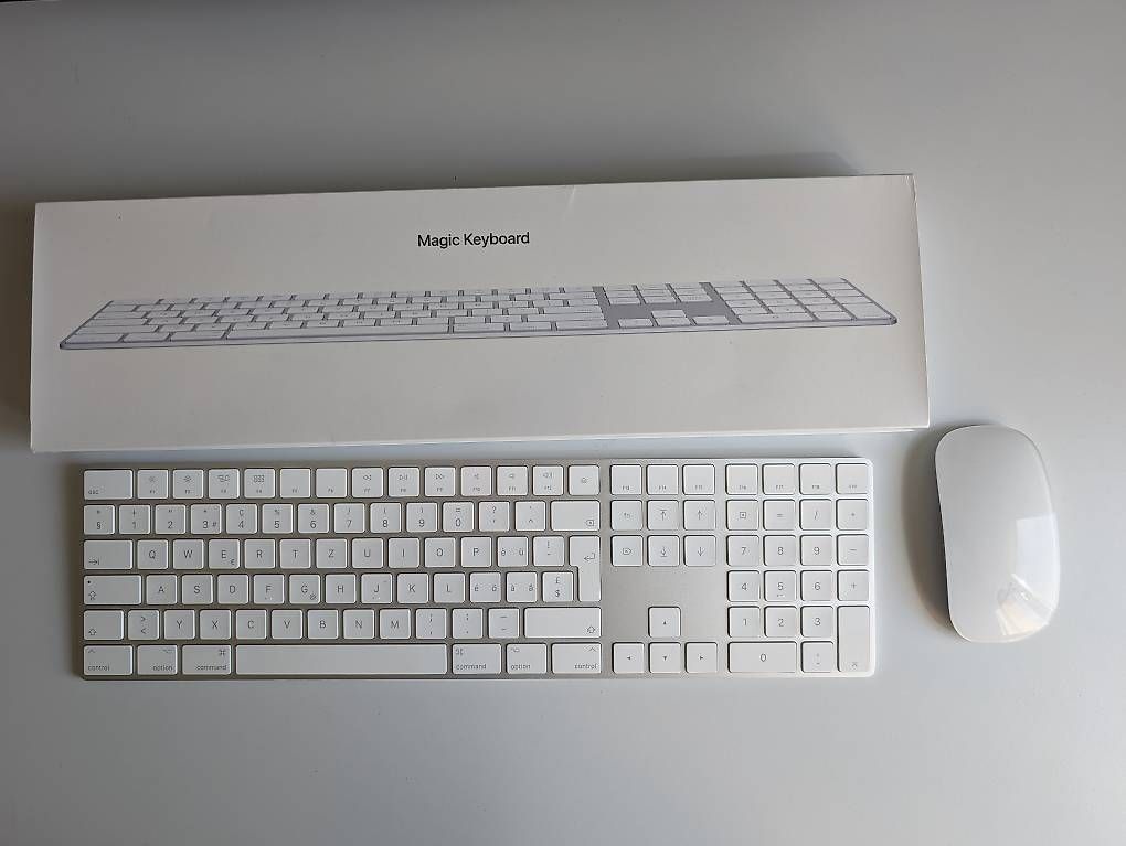 Apple Tastaturen: Apple Magic Keyboard mit Ziffern­block & Apple Magic Mouse – Gebraucht aus Rothenburg von arabica2005