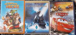 DVDs Ab durch die Hecke, Polar Express, Cars