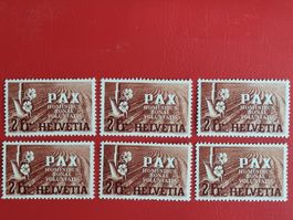 LOT - PAX 6 x UNGEBRAUCHT Nr 271 - 1945