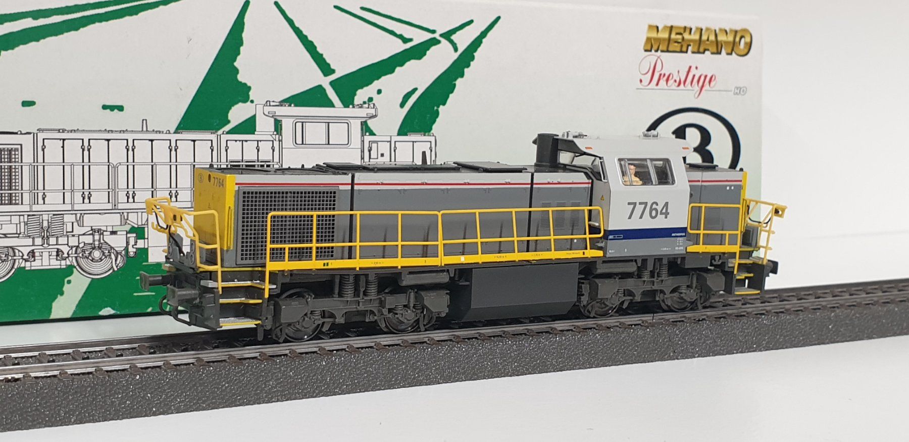 Mehano Modelleisenbahnen: Mehano SNCB Vossloh HLD H0/DC – Gebraucht aus Neuenhof von ludovicco