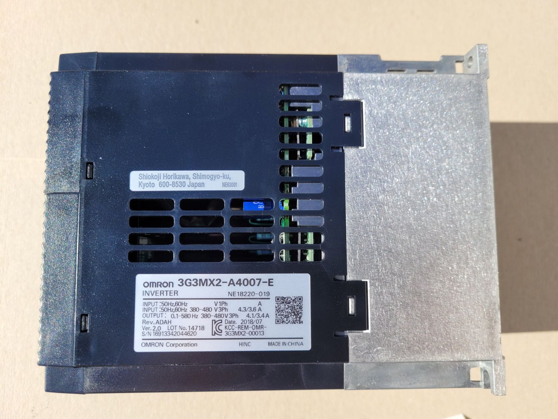 Wechselrichter: Omron Inverter 3G3MX2-A4007-E, Neu & Originalverpackt – Neu und originalverpackt aus St. Silvester von dan_c8f9 3