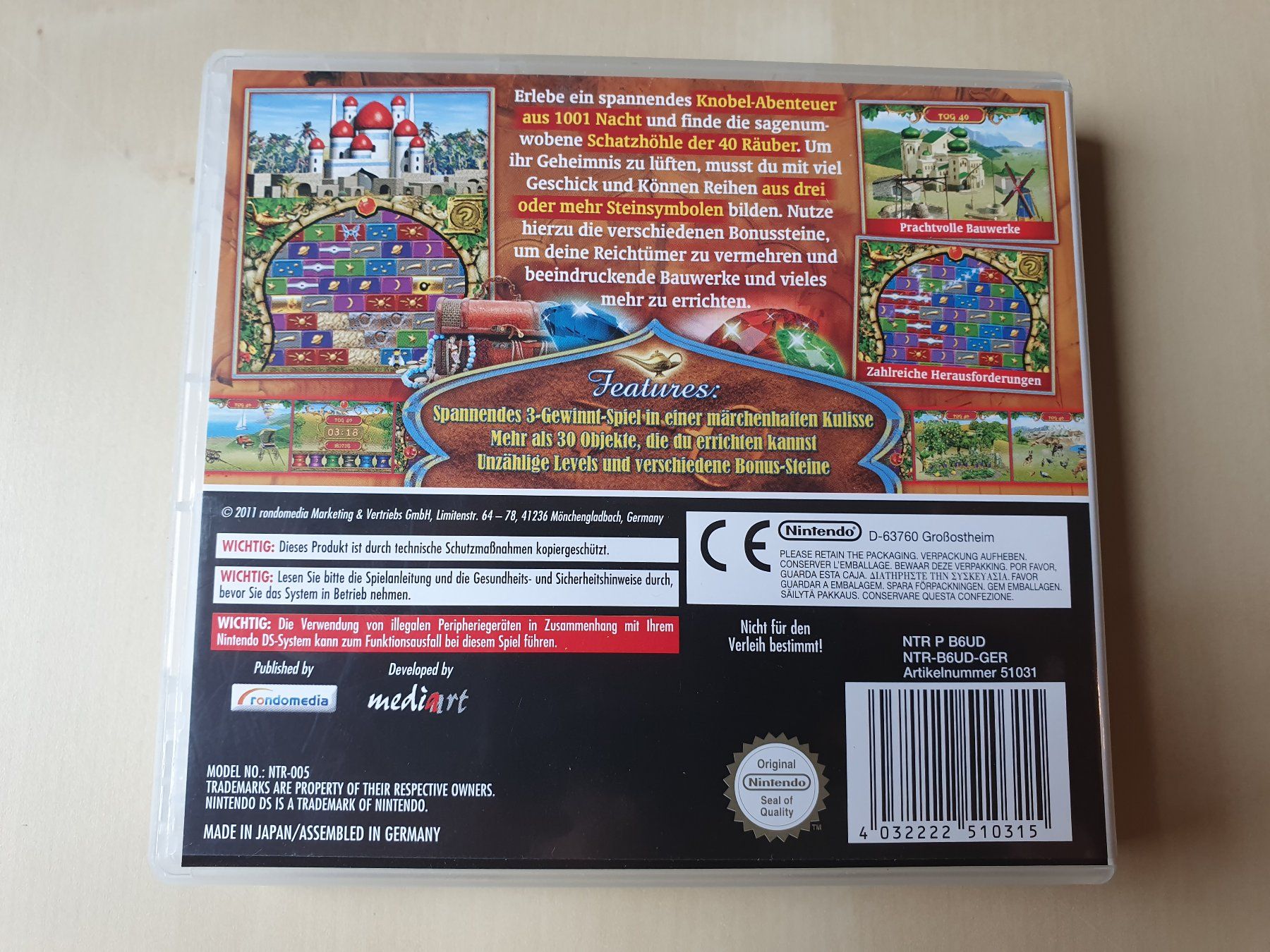 Nintendo Spiele: Orient Quest – Gebraucht aus Stansstad von collectorsshop 1