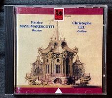 CD Christophe LEU, Gitarre MAYE-MARESCOTTI chant Purcell