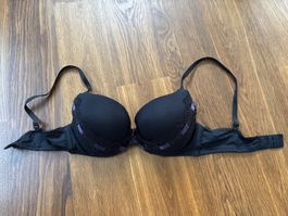 Beldona Bügel BH 75B schwarz Elegant