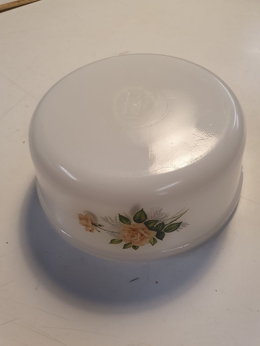 Ciotole: Glasschüssel mit Rosenmuster 18 cm – Usato da Zürich venduto da loosebone 3