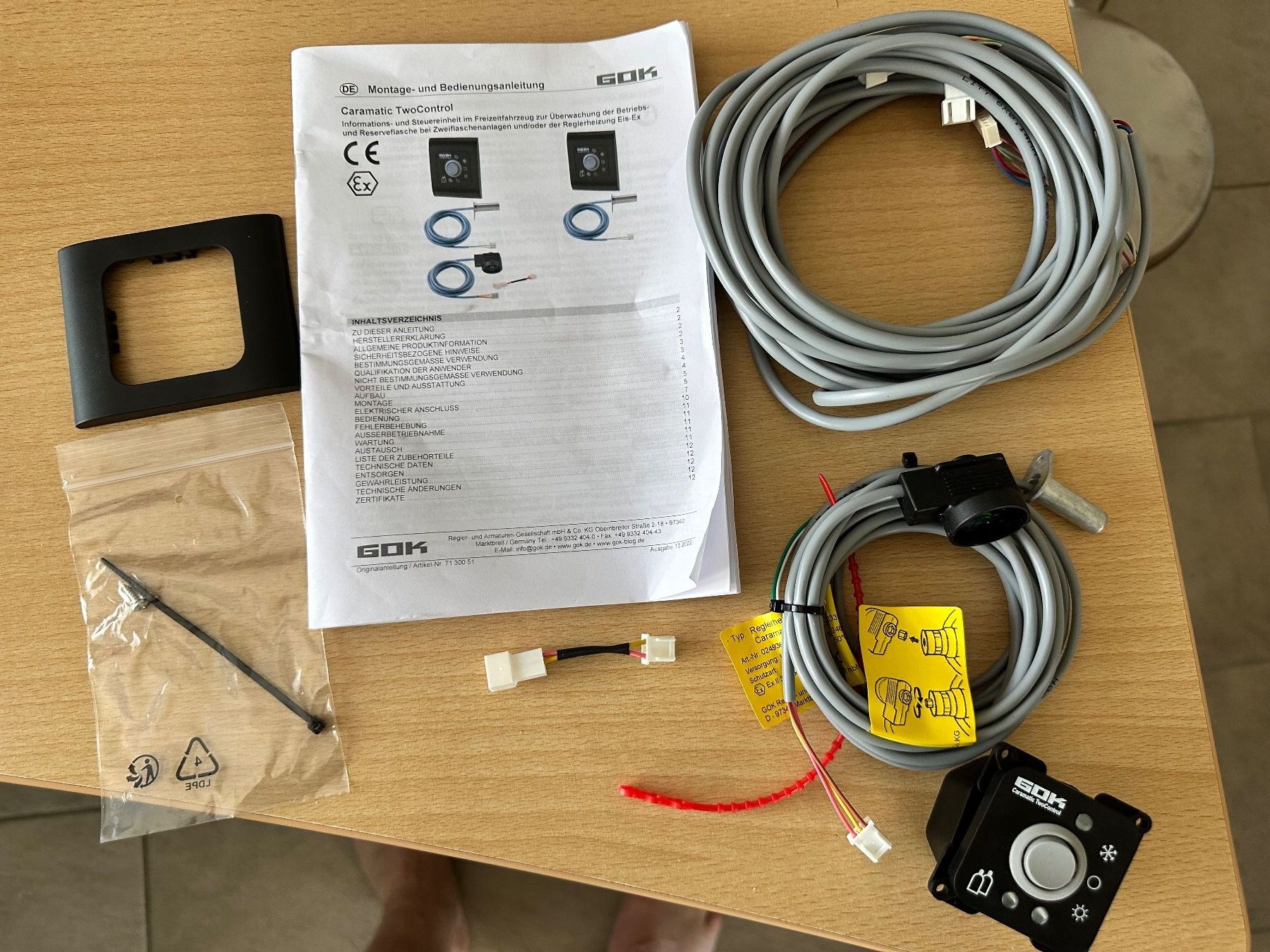 Sistema di controllo: GOK Two Control / EisEx und Anzeige Gasflaschen – Nuovo e nell'imballaggio originale da Eiken venduto da Ncgt 1