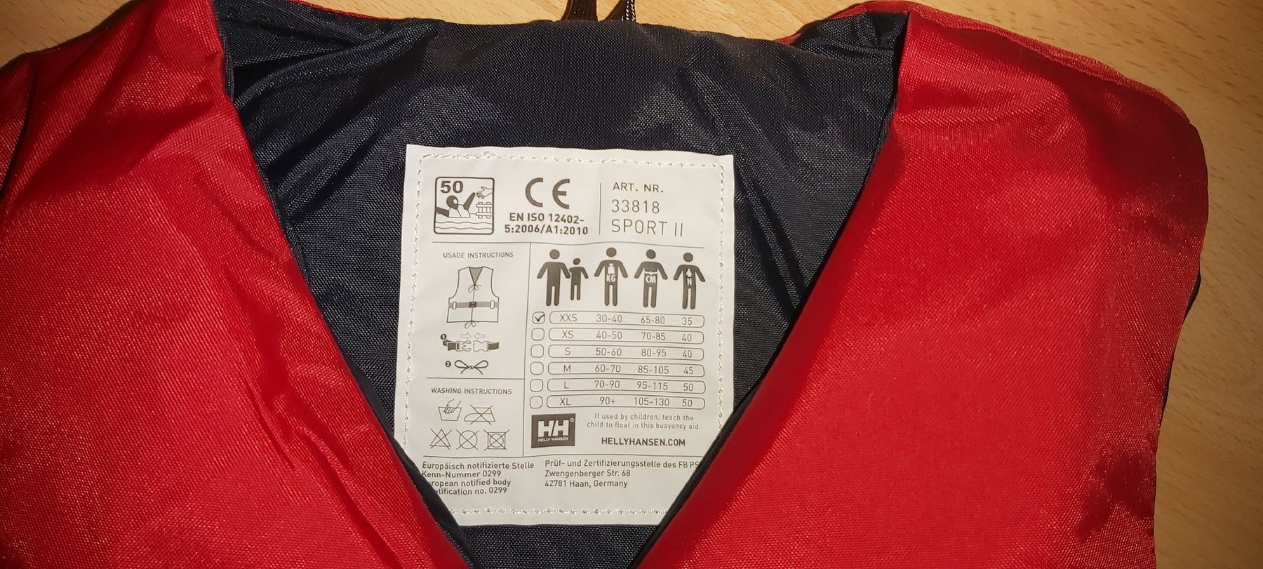 Helly Hansen Giubbotti di salvataggio: Schwimmweste aus 1. Hand Helly Hansen – Usato da Zeiningen venduto da Efifi 1