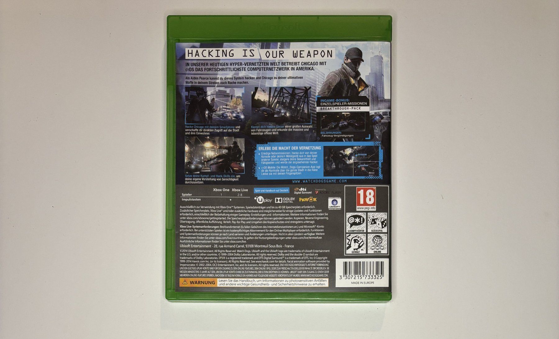 Giochi: XBOX One - Watch Dogs – Usato da Allschwil venduto da Bullach 2