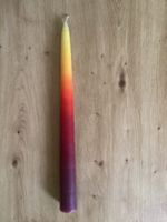 3-farbige Kerze, 37 cm