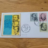 FDC mit Seidenbild 1974 Basel
