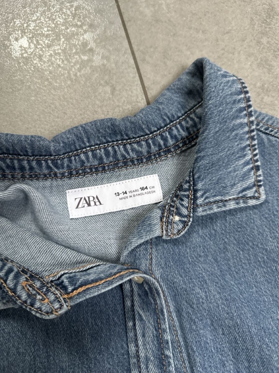 Zara Blouses, T-shirts & Tops: Zara Bluse Denim Gr. 164 – D'occasion à Wileroltigen par torro11 1