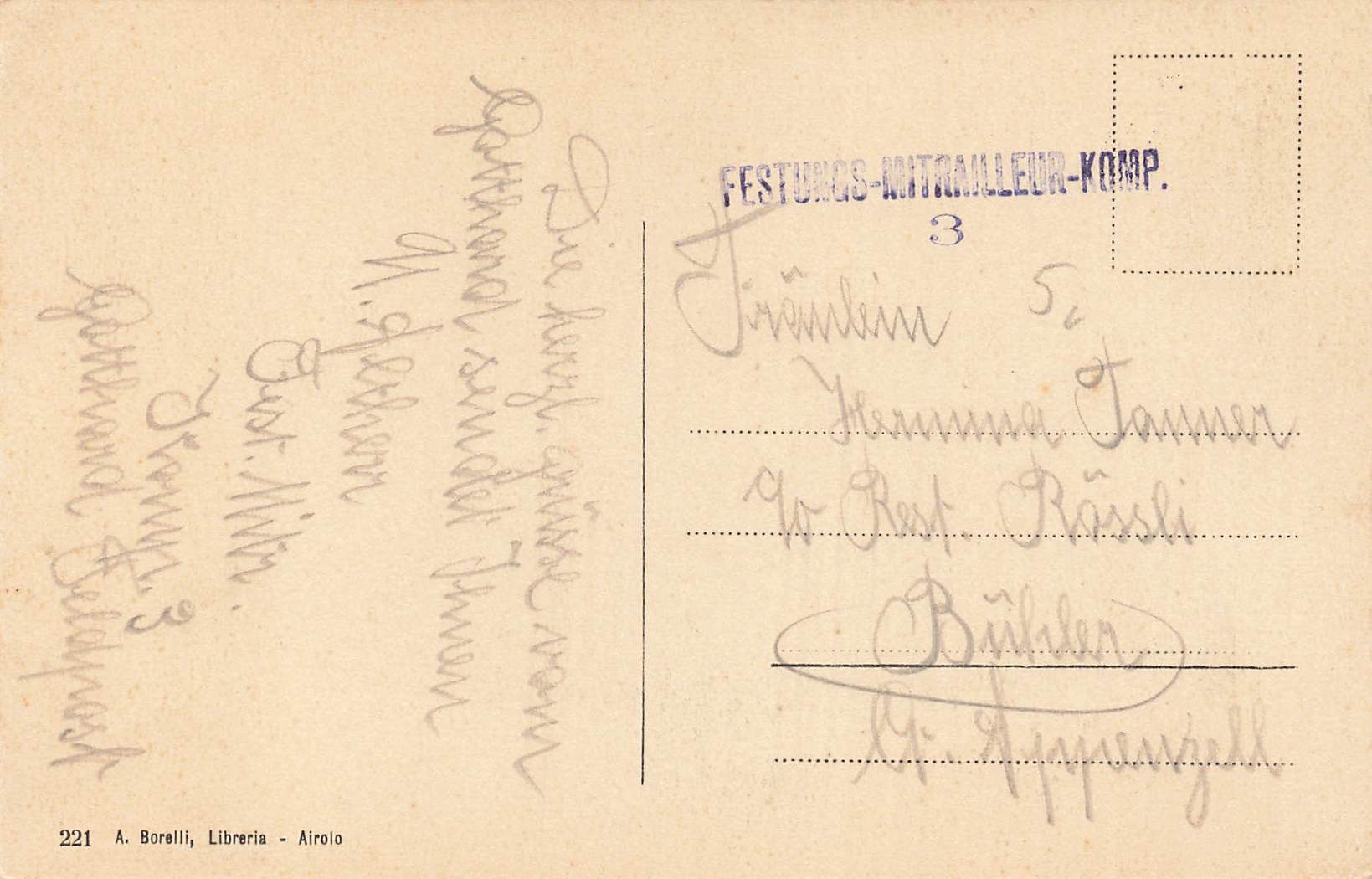 Cartes postales: Fort Airolo Gotthard strasse – D'occasion à Biasca par Blenio71 1