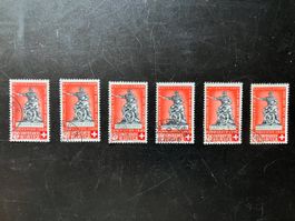 Pro Patria 1939 5c hellrot gestempelt