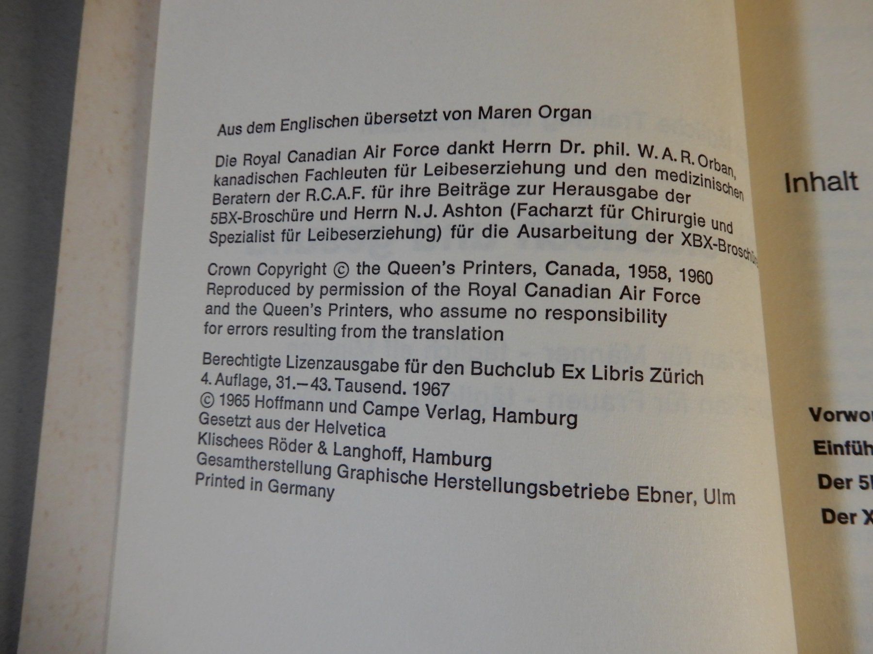 Libri: Buch: Fit, elastisch und gesund - Das taegliche Training ... – Usato da Erstfeld venduto da Mario_boe0 4