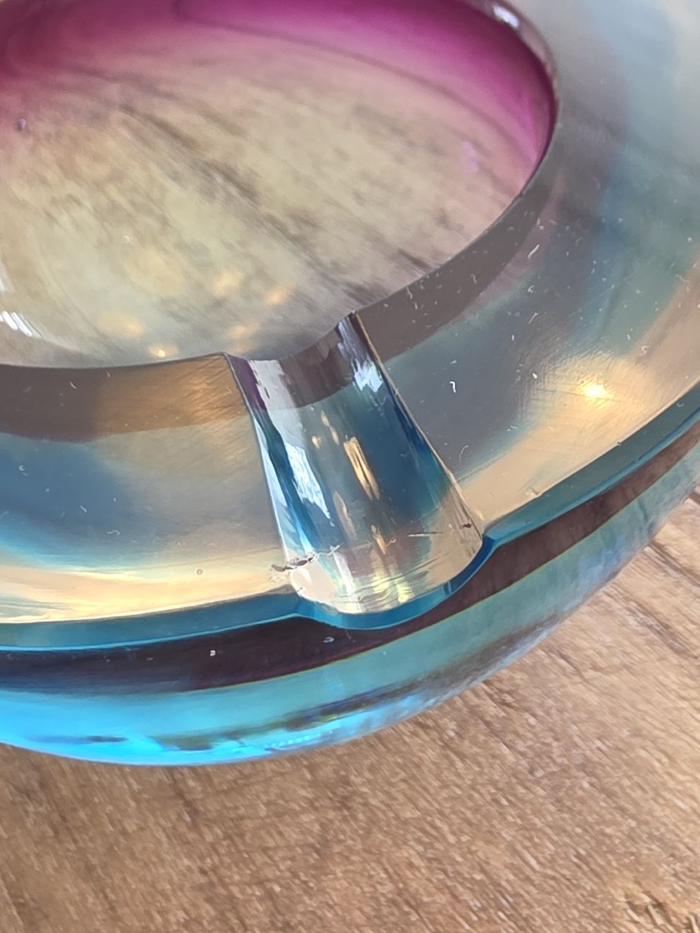 Murano Verres: MURANO Sommerso Glas Aschenbecher – D'occasion à Liestal par Find_the_rare_stuff 2