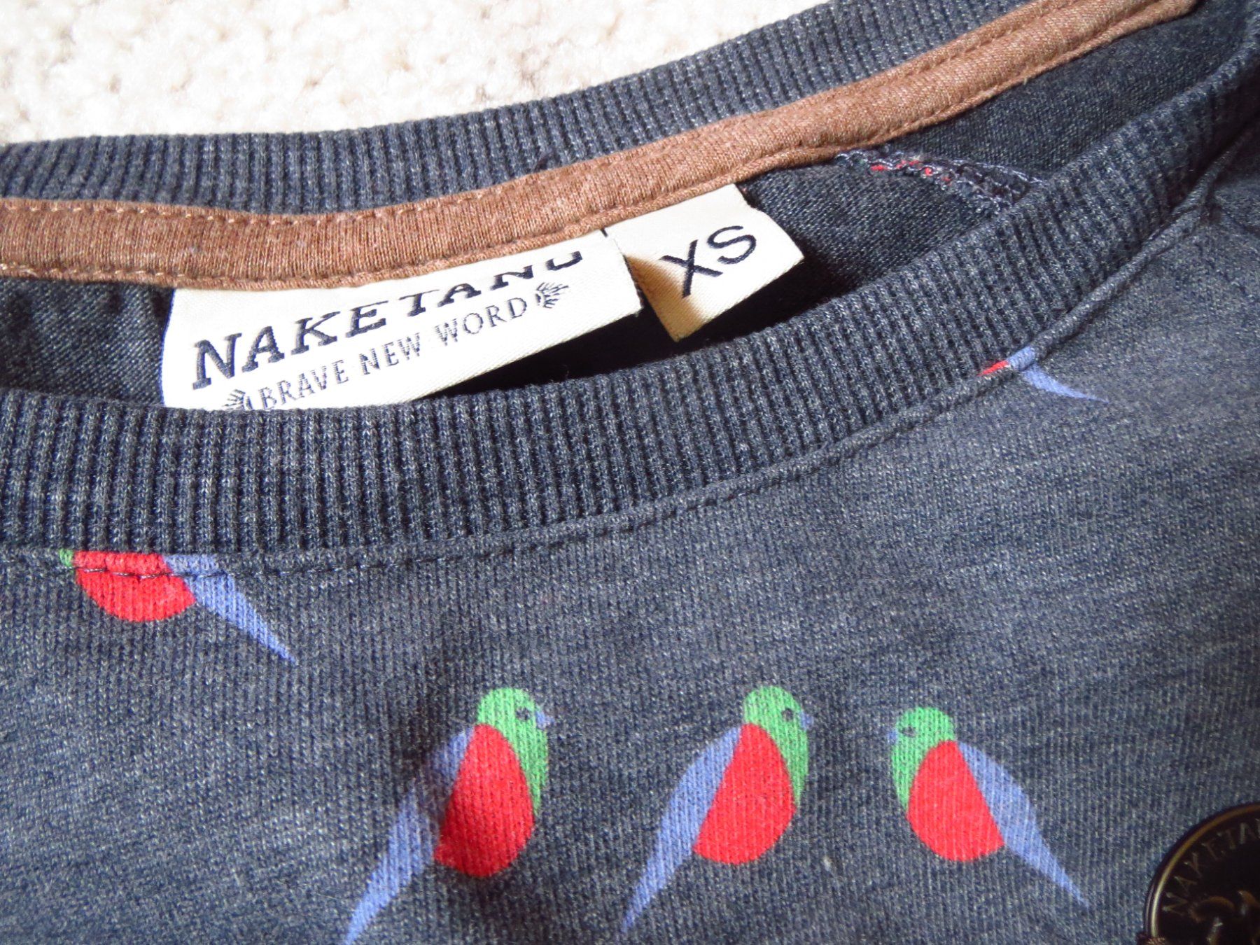 Maglioni & Felpe: NEUWERTIGER NAKETANO Pullover Gr XS mit Vögeli – Usato da Kiental venduto da Anna8702 2