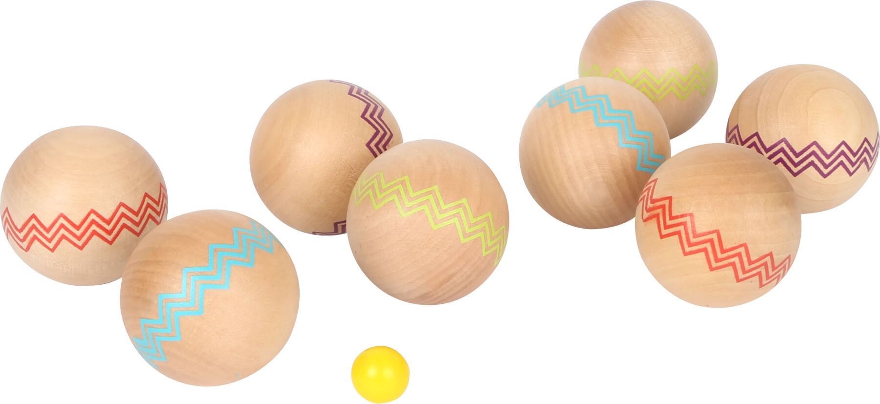 Giochi: Boule Set "Active" mit 8 Kugeln aus Holz – Nuovo e nell'imballaggio originale da Wettingen venduto da Swala 2