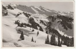 Foto-AK Skifelder von Klewenalp mit Brisen 1945