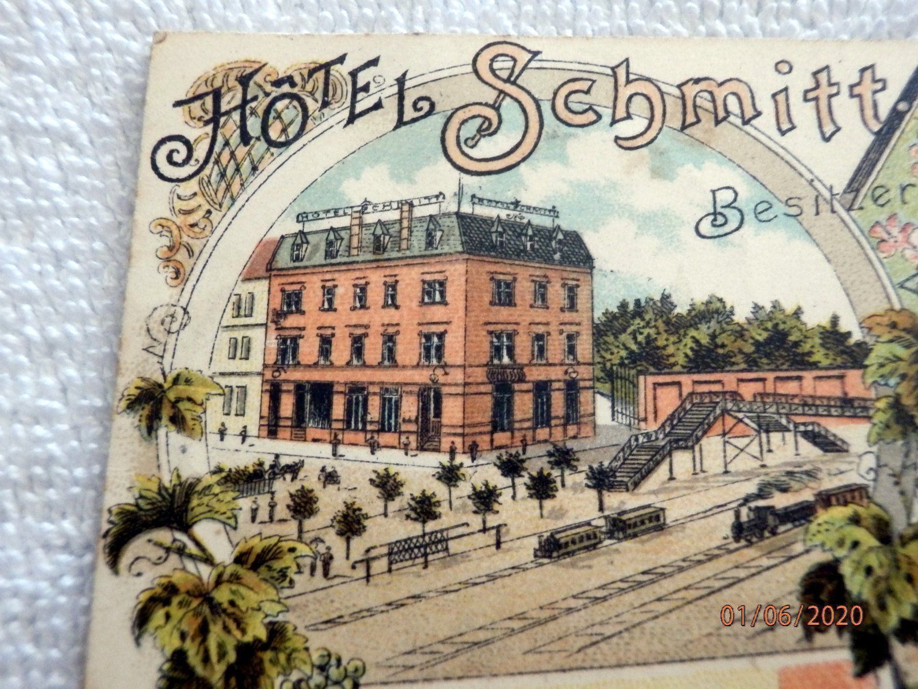 Cartes postales: Litho, Gruss aus Höchst am Main – D'occasion à Ueberstorf par dinbau 1