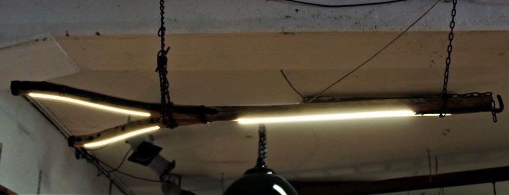 Lampade: Vintagelampe aus alter Deichsel. – Nuovo (secondo la descrizione) da Trun venduto da artantic 1