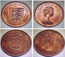 Falkland / isle of Man /Guernsey 12 yers. seltene Münzen