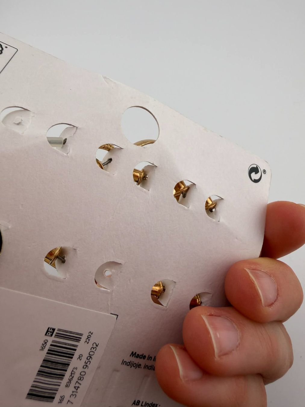 Orecchini pendenti & Orecchini a lobo: Lindex Ohrring Set, Goldfarben🌸 – Nuovo e nell'imballaggio originale da Riehen venduto da edu_92w7 5