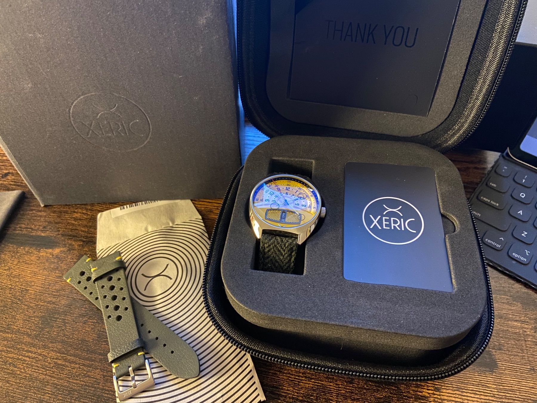 Orologi: Xeric - Halograph III Automatic Yellow. 24h Le Mans special – Usato da Basel venduto da apanteli 4