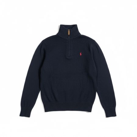 Pull camionneur Half-zip Polo Ralph Lauren Bleu marine - M 