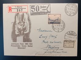 NICHT ABGEHOLTER EINSCHREIBE - BRIEF VON 1944