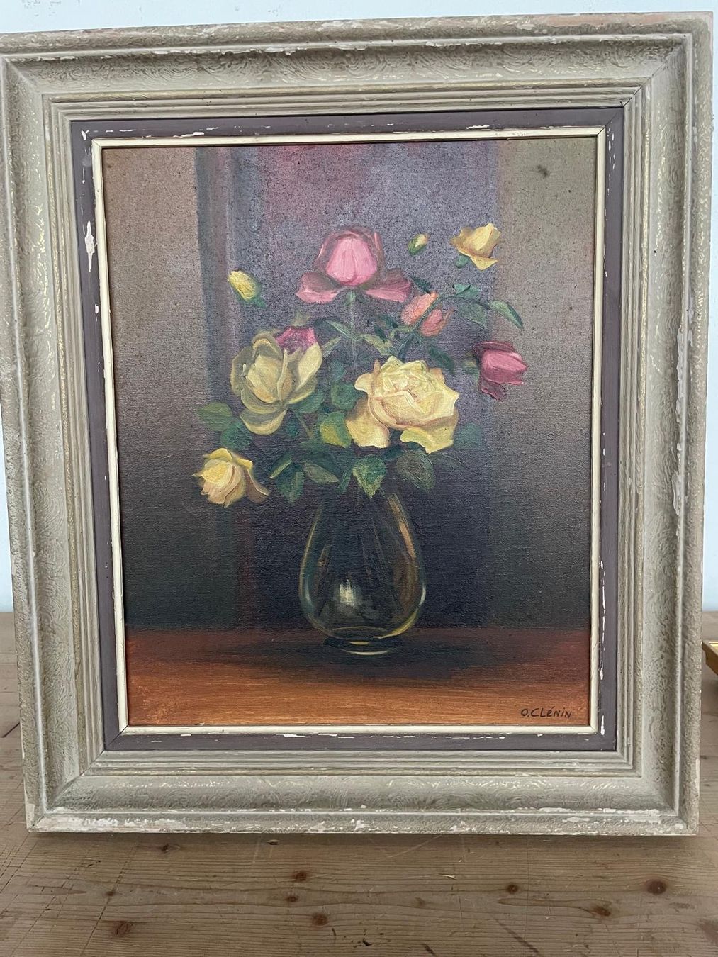 Dipinti: Ölgemälde O. Clénin 48x59cm – Usato da Hitzkirch venduto da Reliko