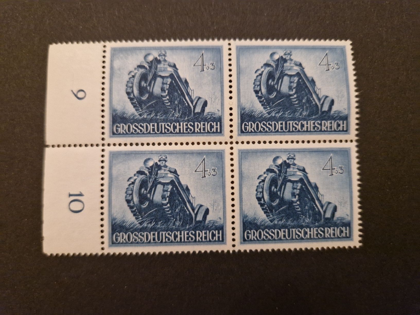 Tous les timbres: Deutsches Reich Viererblock Briefmarken postfrisch – Neuf (Voir description) à St. Gallen par Enrico_SG