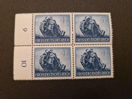 Deutsches Reich Viererblock Briefmarken postfrisch