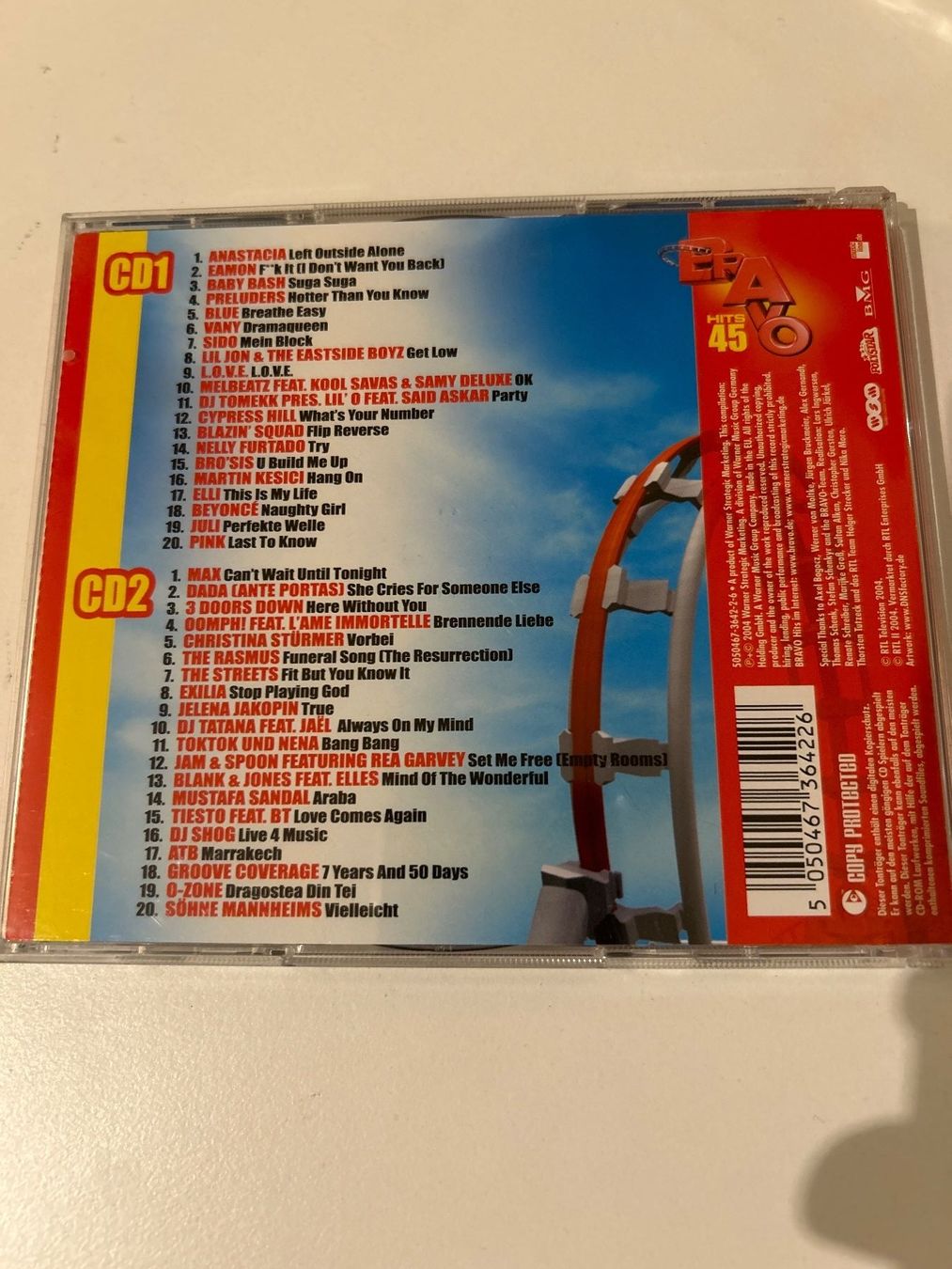 CDs: CD- Bravo Hits 45 – Gebraucht aus Guntershausen von Gloominati 1