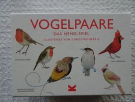 Vogelpaare - Memo-Spiel